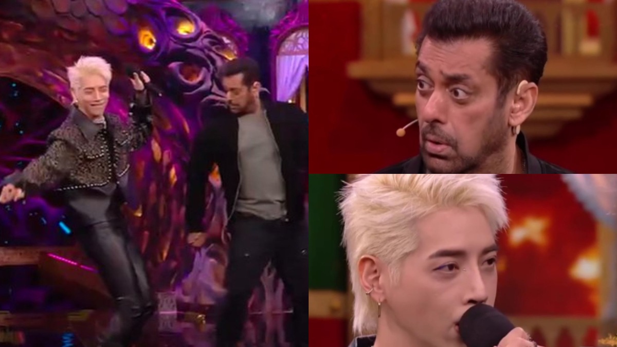Bigg Boss 17 – K-Pop sensation Aoora, Salman Khan happily dance on Jeene Ke Hain Chaar Din | Watch