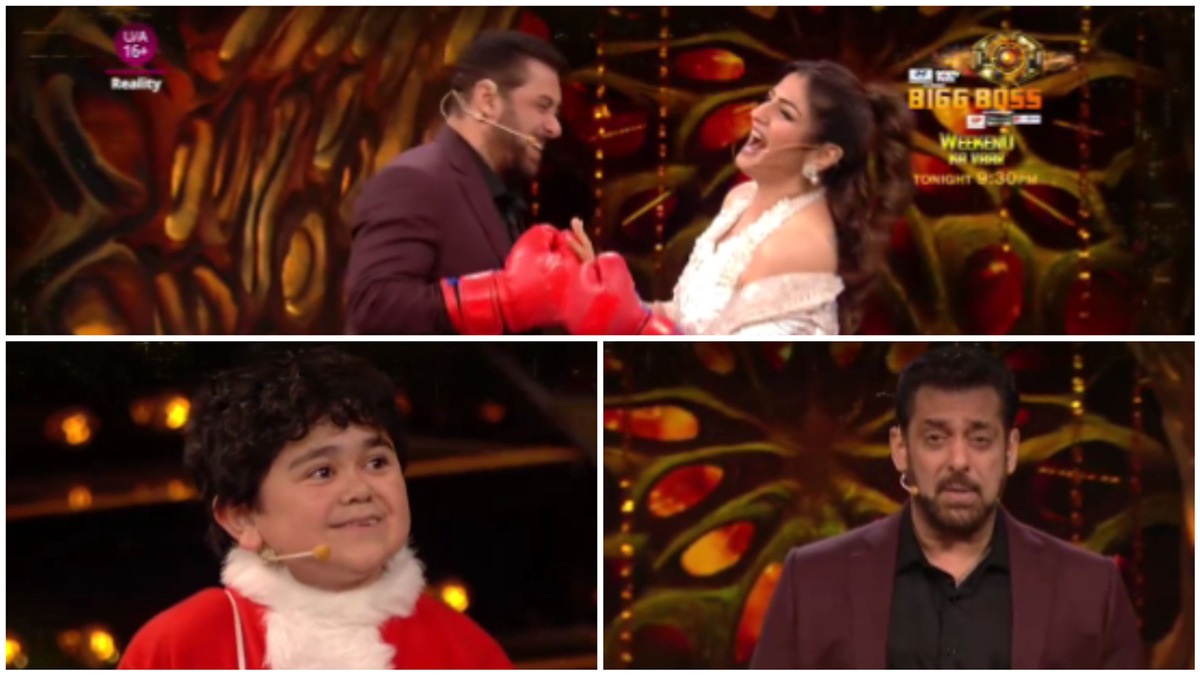 Bigg Boss 17 - Raveena Tandon blames Salman Khan for not flirting with her ever, latter gives a witty reply