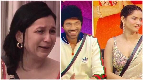 Bigg Boss 17 - Mannara Chopra cries immensely after being lashed by Ankita Lokhande for her proximity with Vicky Jain