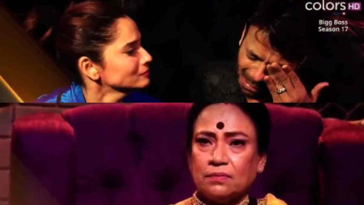 Bigg Boss 17 — Vicky Jain's mother lashes out at Ankita Lokhande for throwing chappal at him; netizens call it ‘saas-bahu’ drama