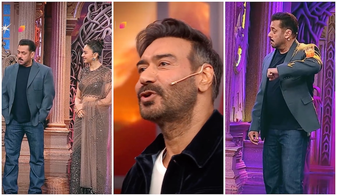 Bigg Boss 19 Weekend Ka Vaar: Salman Khan recreates Ajay Devgn’s iconic hookstep with De De Pyaar De 2 cast | Watch