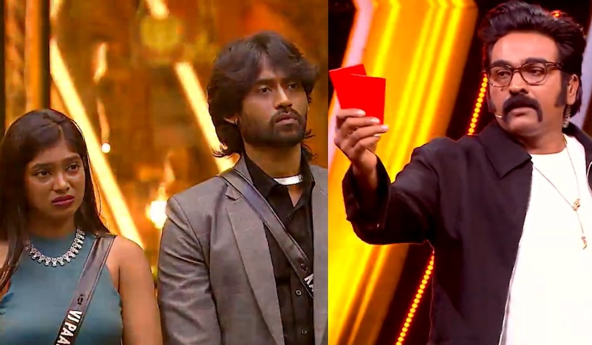 Bigg Boss Tamil season 9: Vijay Sethupathi shows red cards to VJ Paaru, Kamarudin; fans rejoice, Sandra in tears