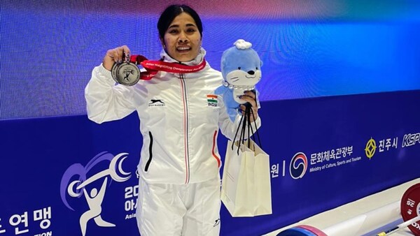 Silver at Asian weightlifting, but Bindyarani Devi worries for family in violence-hit Manipur