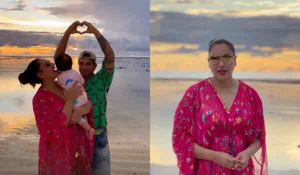 “Sunsets with you:” Bipasha Basu relishes family time in Maldives with husband Karan Singh Grover and daughter Devi, IN PICS