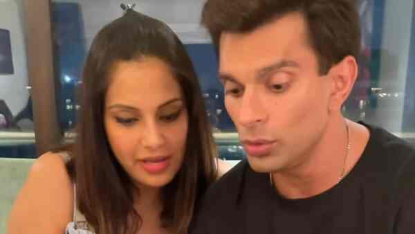 Bipasha Basu and Karan Singh Grover's daughter Devi turns one month old; couple celebrates with a cake