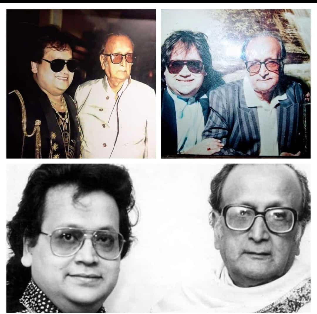 Bappi with his father, Aparesh Lahiri