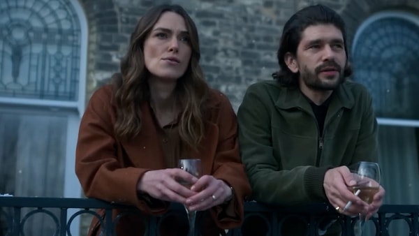 Keira Knightley and Ben Winshaw in Black Doves