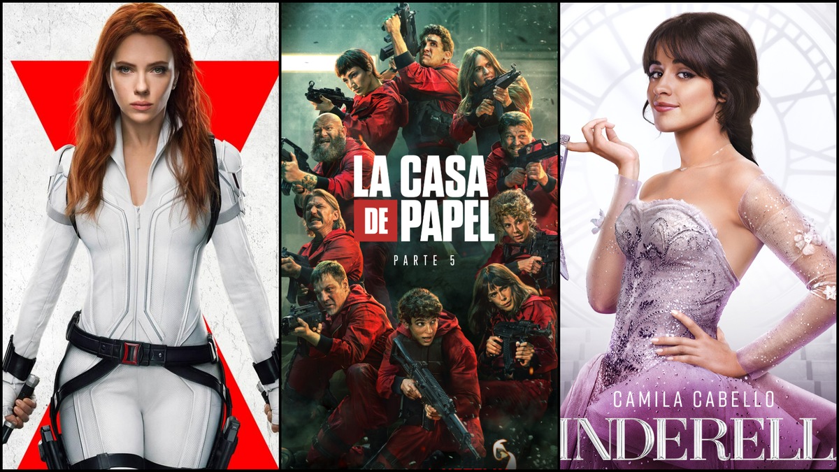 Money Heist 5, Black Widow, Cinderella: New releases in September week 1 on Netflix, Hotstar and Prime