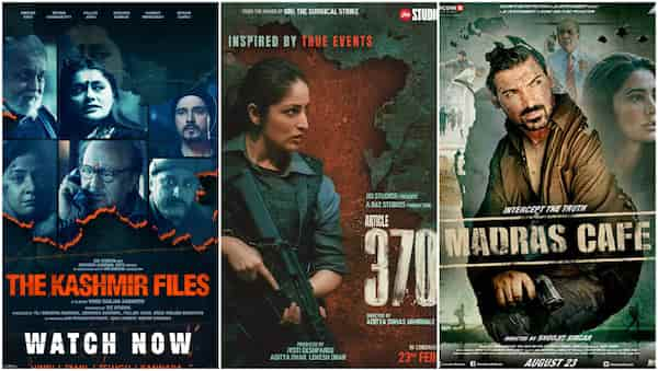 Article 370 gears up for release; Madras Cafe to The Kashmir Files – 7 Bollywood films that dealt with sensitive political topics