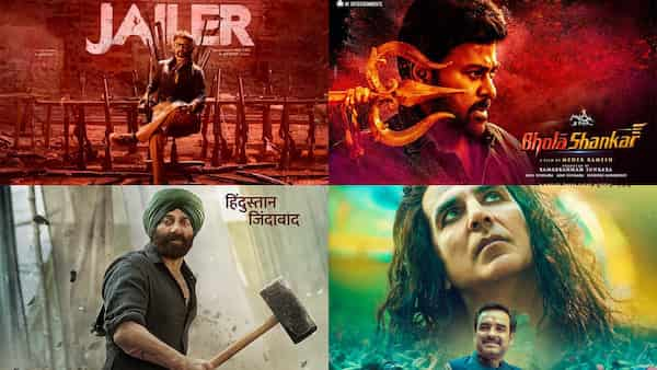 Jailer, Gadar 2, OMG 2, Bhola Shankar together record the busiest single-weekend opening, earn over Rs 390 crores