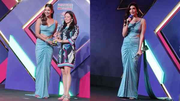 OTTplay Awards 2023: Karishma Tanna Bangera and Harleen Sethi wear similar dress and it is 'just looking like a wow’