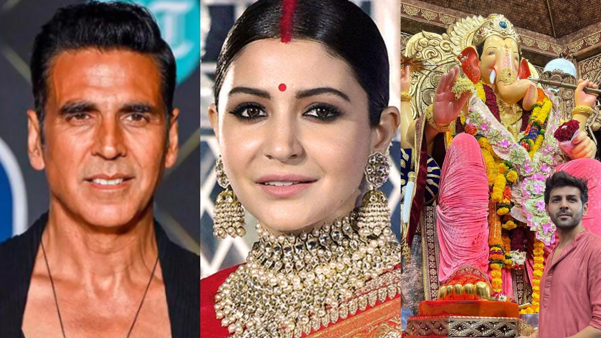 Happy Ganesh Chaturthi: Akshay Kumar, Anushka Sharma, Kartik Aaryan and more celebrate the occasion in a festive way