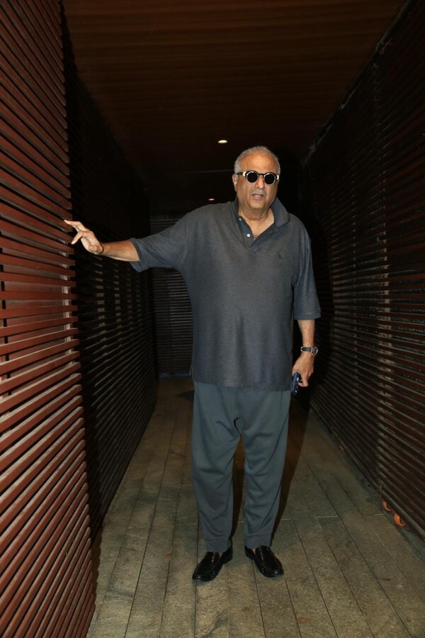 Boney Kapoor at Amit Sharma’s birthday party. (Image Credit: Manav Manglani.)