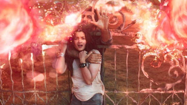 Ranbir Kapoor and Alia Bhatt in a still from Brahmastra