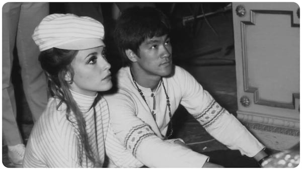 Bruce Lee with Sharon Tate