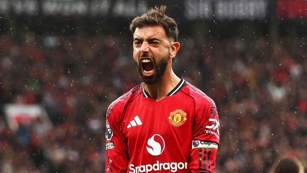 Report: United taste first win with Bruno's late penalty goal vs Burnley