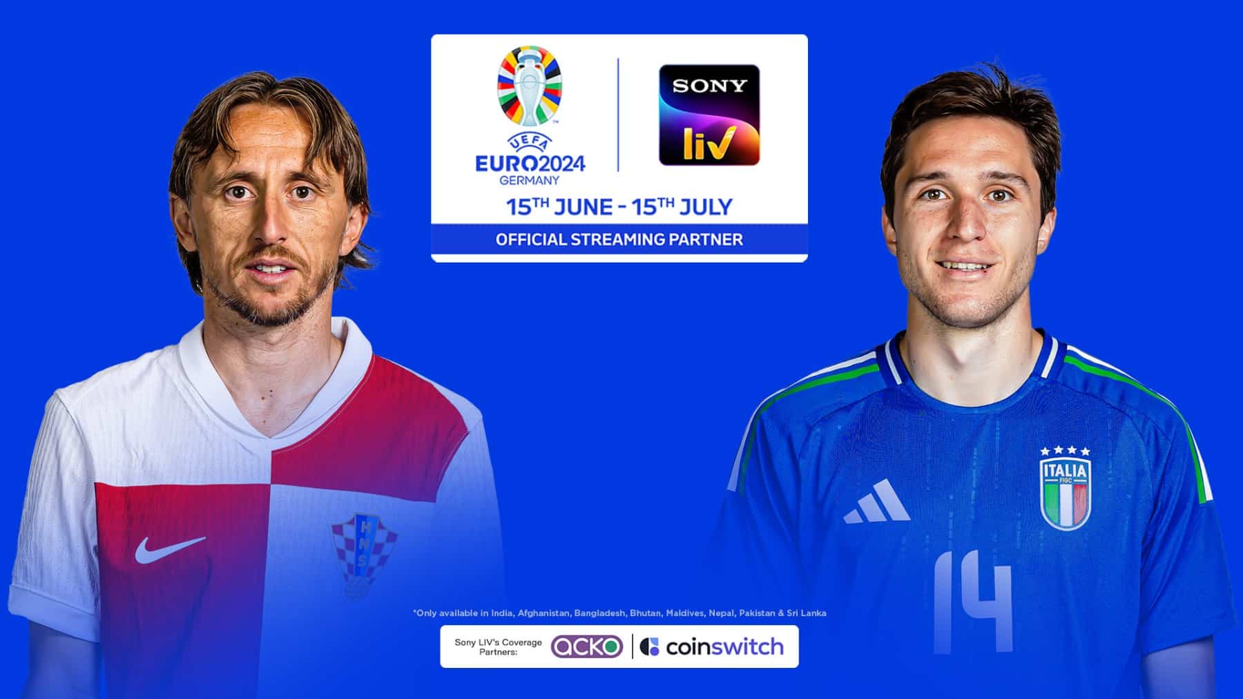 UEFA European Championship 2024 Italy take on Croatia for a prestige