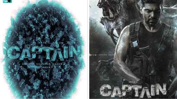 Captain first look: Arya looks fierce as an upright commando in Shakti Soundar Rajan's action flick