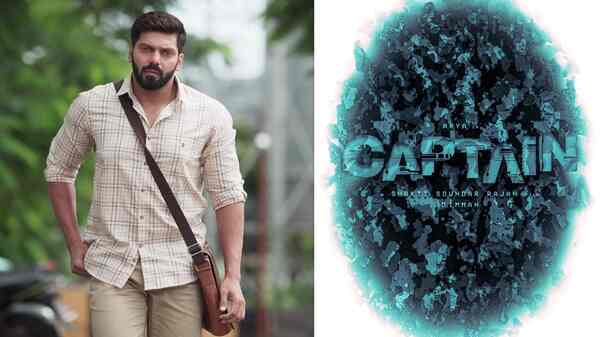 Arya’s next project with Shakti Soundar Rajan, an action thriller, has been titled Captain