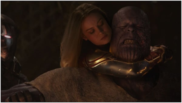 Captain Marvel and Thanos