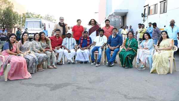 Chandramukhi 2: Kangana Ranaut-Raghava Lawrence starrer fast nearing completion, see group photo