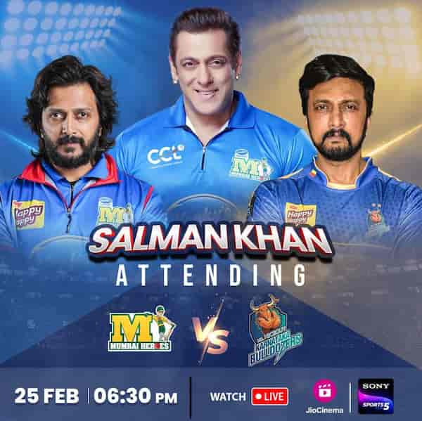 Karnataka Bulldozers vs Mumbai Heroes will be a star-studded match