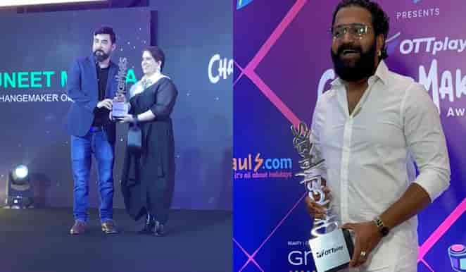 From Guneet Monga to Rishab Shetty: Actors that bagged the OTTplay Changemakers Awards 2023