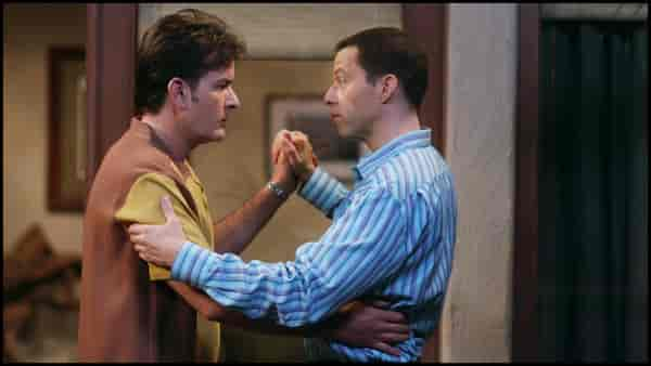 Charlie Sheen and Jon Cryer in 'Two and a Half Men'