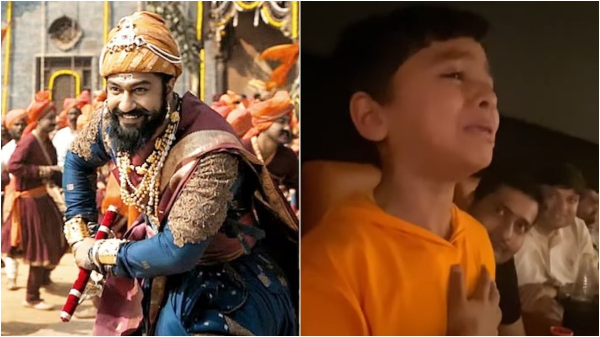 Chhaava: Vicky Kaushal says 'Wish I could give you a hug' as a child cries inconsolably in theatre | WATCH