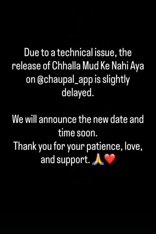 Chhalla Mud Ke Nahi Aaya