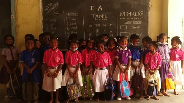 Children at a local school. Still from Changing Landscape.