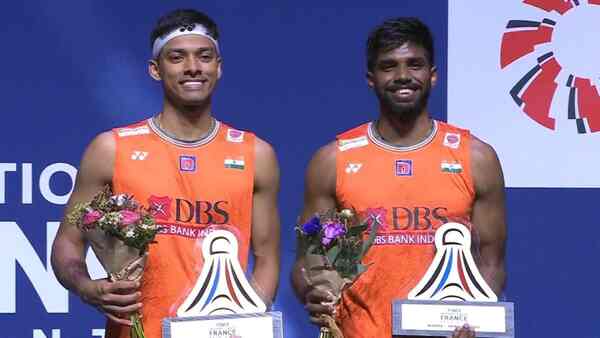 French Open Final - Satwiksairaj Rankireddy dances, Chirag Shetty throws jersey as India wins Men's Doubles clash