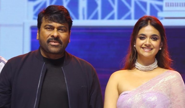 Chiranjeevi and Keerthy Suresh
