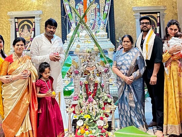 Chiranjeevi with his family