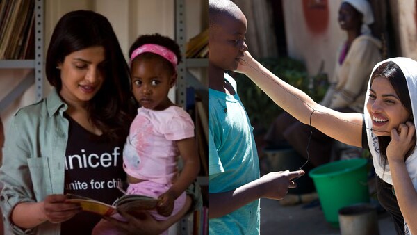 Chopra as Global UNICEF Goodwill Ambassador