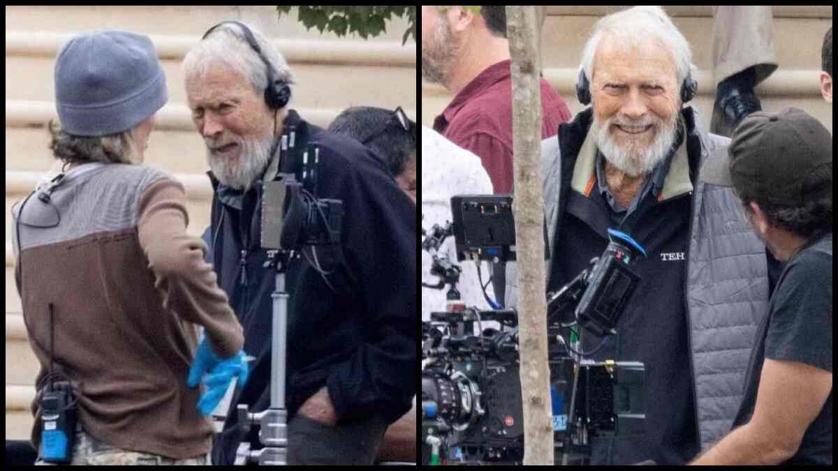 Clint Eastwood smiles away while on sets at the age of 93, leaves internet stunned