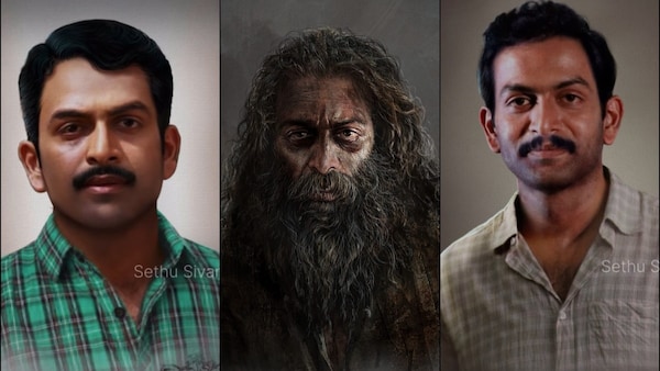 Aadujeevitham concept sketches reveal unseen, heart-breaking versions of Prithviraj's Najeeb
