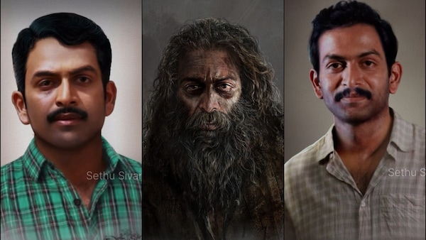 Aadujeevitham concept sketches reveal unseen, heart-breaking versions of Prithviraj's Najeeb