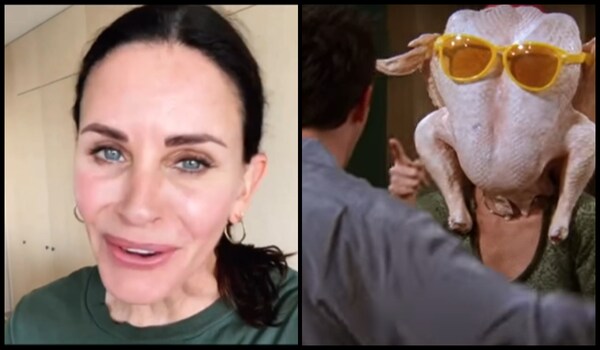 Courteney Cox shares flashback video of Thanksgiving, featuring epic Turkey moment of Friends; WATCH
