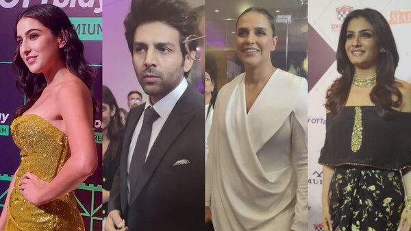 Kartik Aaryan to Sara Ali Khan: Celebs who set the purple carpet on fire at the OTTplay Awards and Conclave 2022