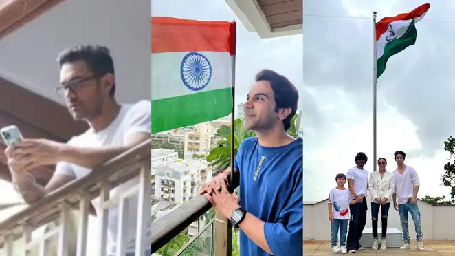 Independence Day 2022: Aamir Khan, Rajkummar Rao, Shah Rukh Khan and others let the tricolour fly high