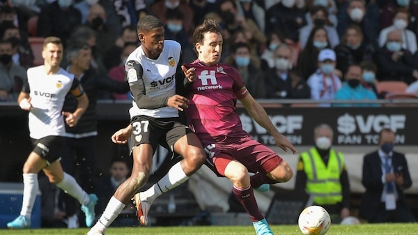 Cristhian Mosquera played for Valencia in La Liga. Image | Arsenal