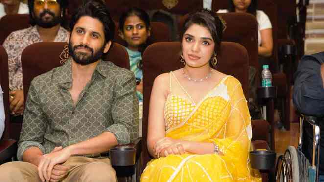 Custody pre release event: Venkat Prabhu, Naga Chaitanya, Krithi Shetty and others have a gala time