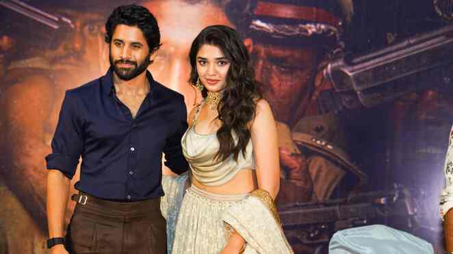 Custody press meet: Naga Chaitanya, Krithi Shetty express excitement on the Venkat Prabhu film