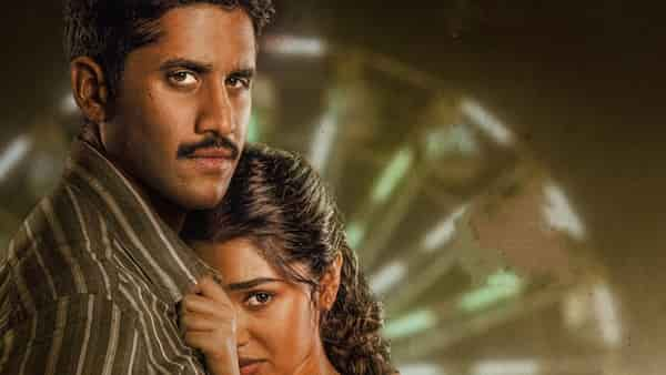 Custody: Naga Chaitanya wields a gun in the new poster which has Krithi Shetty seen as a damsel in distress