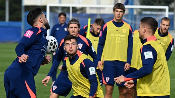 Croatian team during the practice session. | Image @HNS_CFF on X