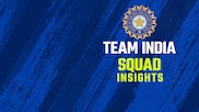Team India - Squad Insights