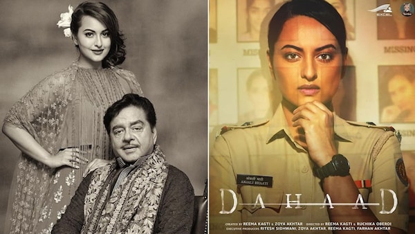 Dahaad’s Sonakshi Sinha on Shatrughan Sinha wanting her to become a cop: ‘I have fulfilled his dreams’