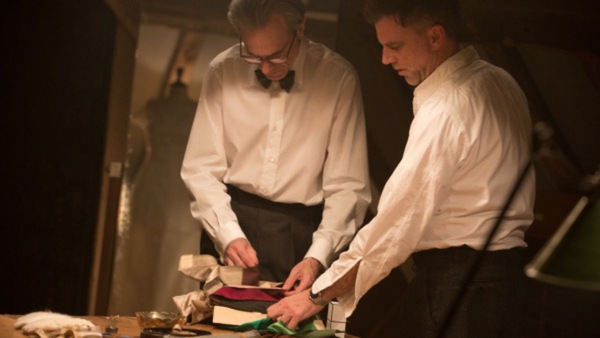 Daniel Day-Lewis and PTA on the sets of Phantom Thread.