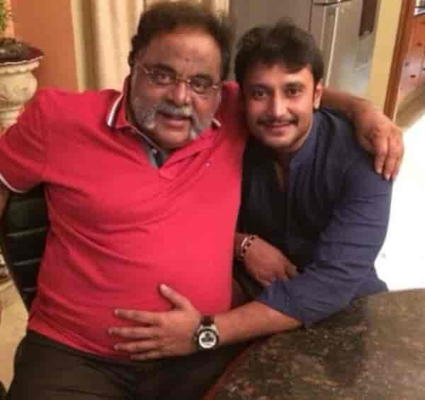 File image of Ambareesh with Darshan